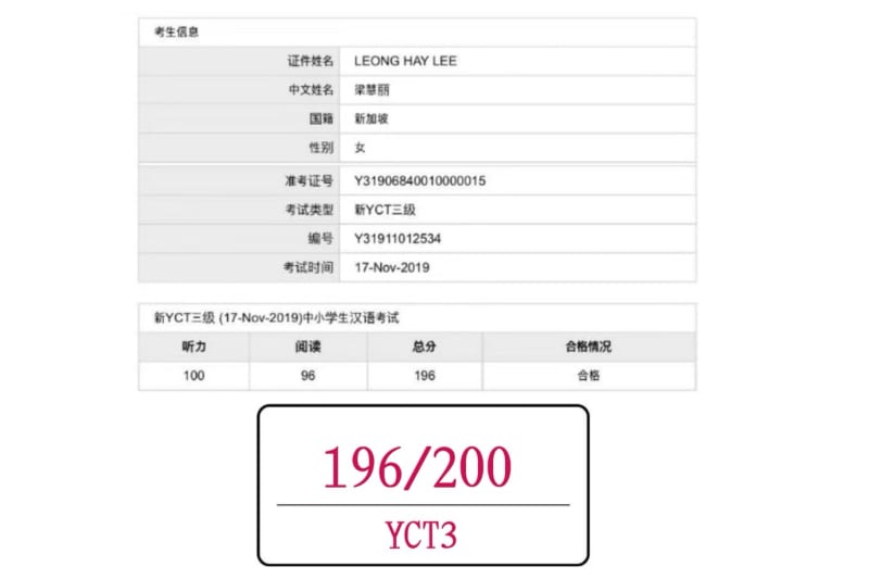 Hay Lee YCT3