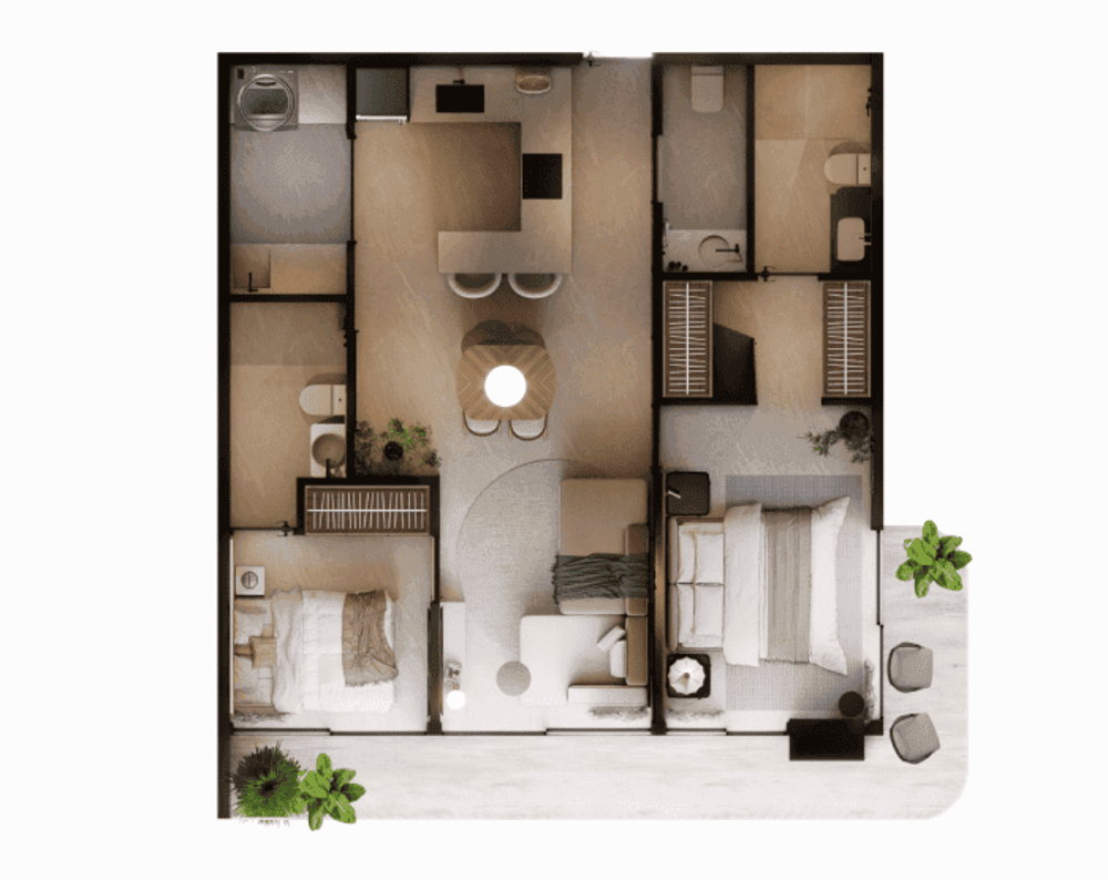 Plano de apartamento