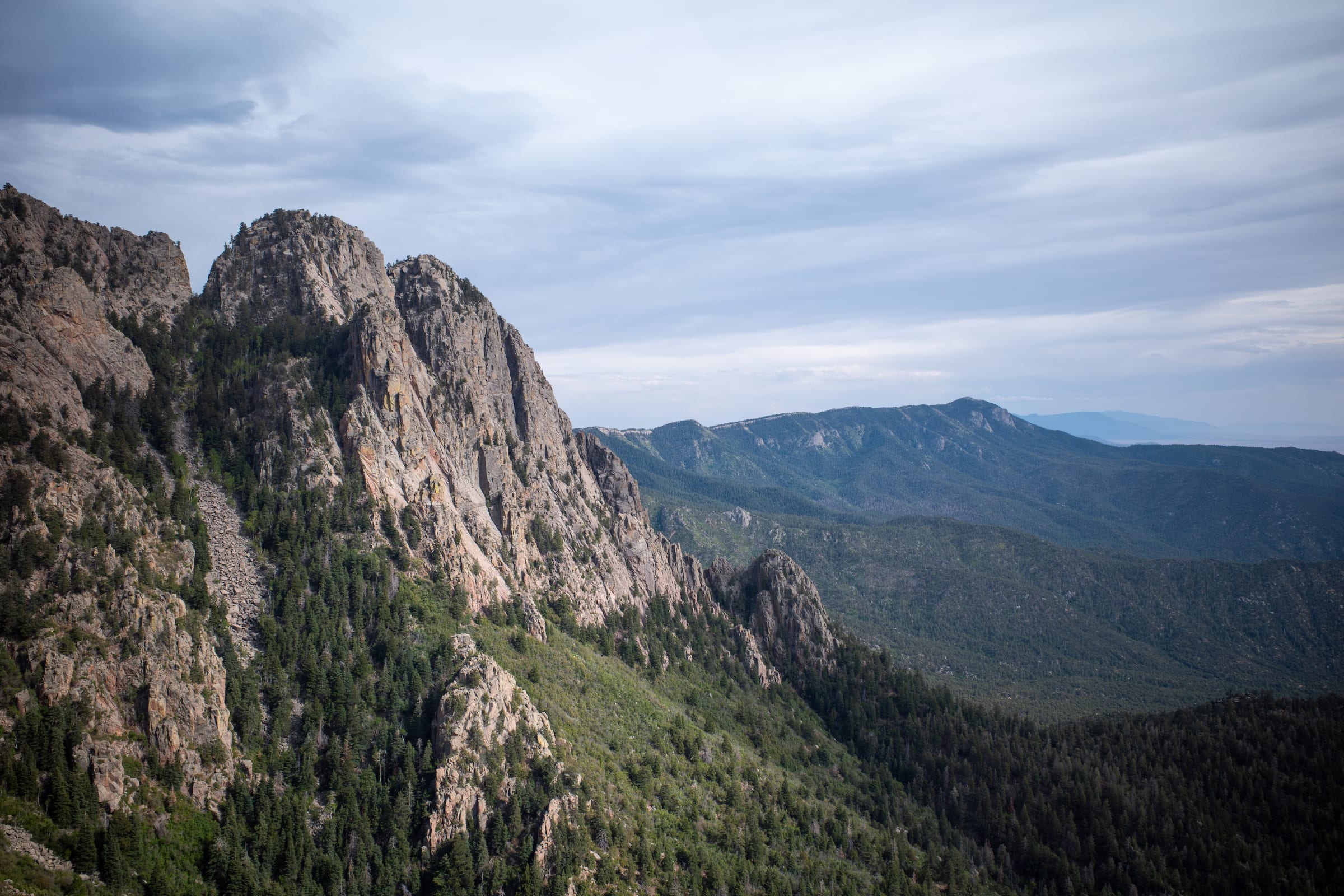 On the way to Sandia Peak