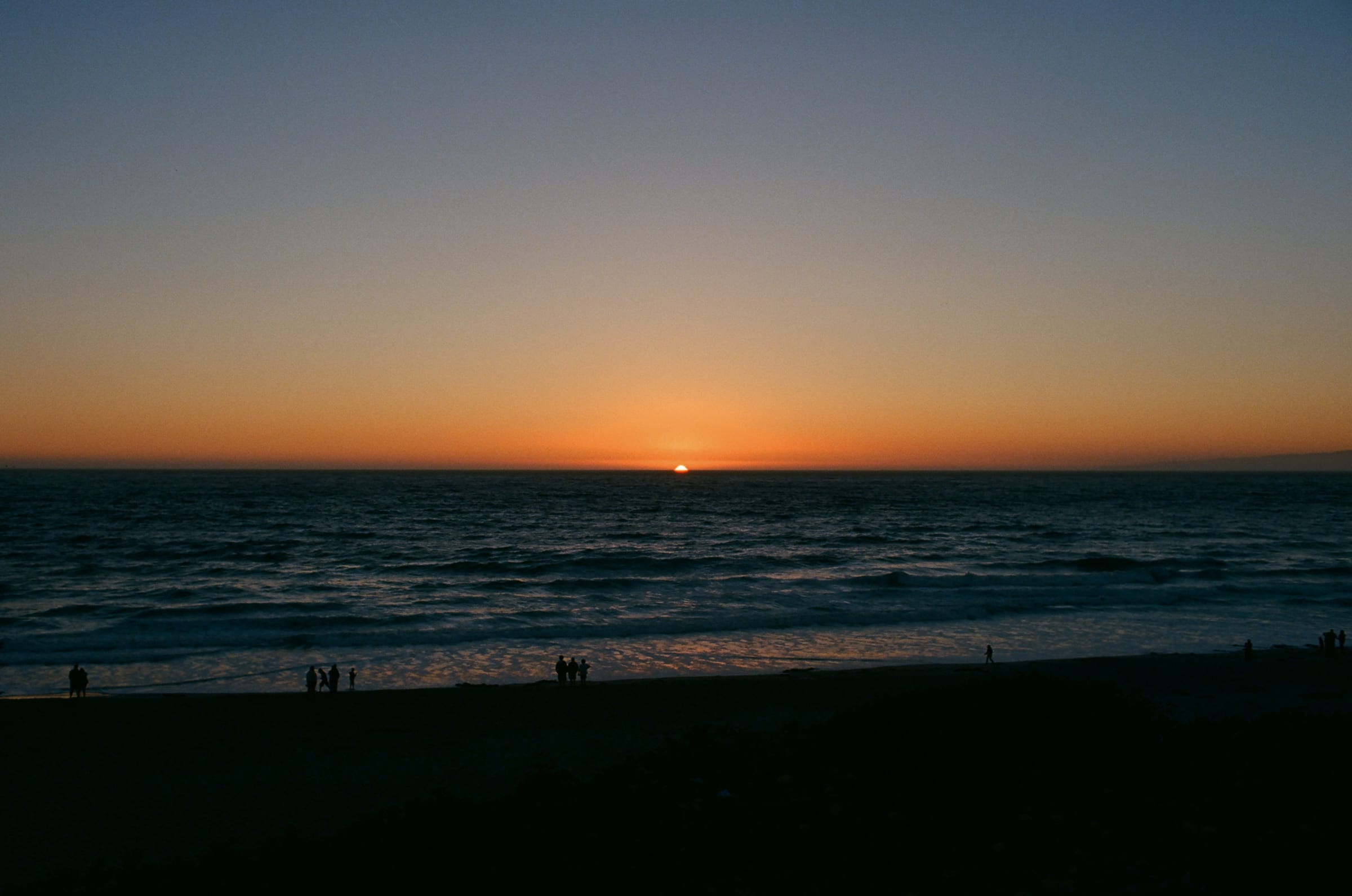 Sunset at the beach