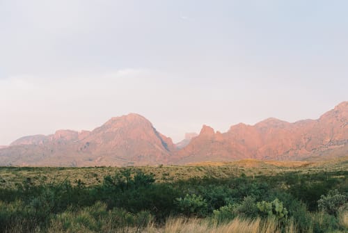 Sunset at Big Bend NP