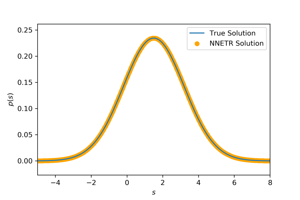 Example #2: comparison between true and NNETR solution