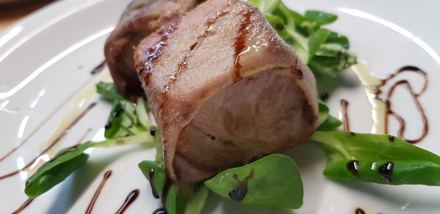 Agriturismo Guardastelle Bologna - QUADROTTO DI CAPOCOLLO CON LARDO DI COLONNATA