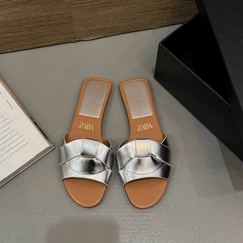 New Summer Designer Women'S Solid Color Fashion Slippers Zapatos De Mujer Women'S Shoes Slippers Women Slippers Women Shoes detail