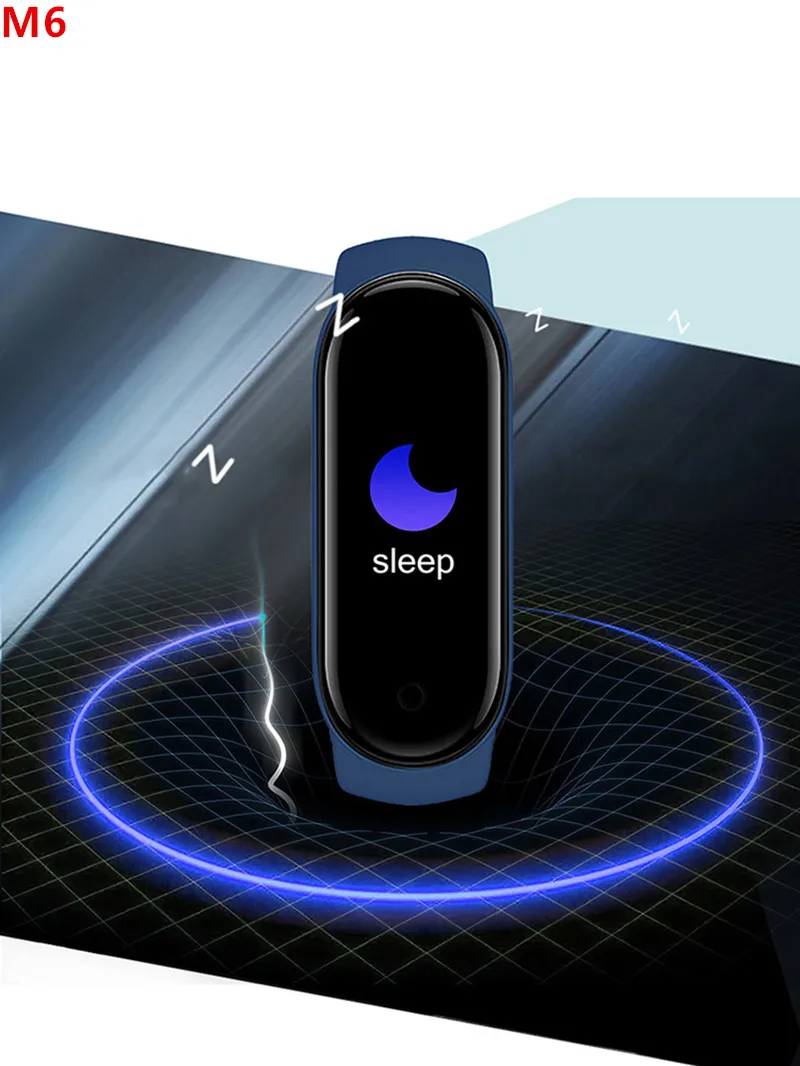 M6 Smart Watch Color Screen Step Counting Multi Sport Fitness Mode Message Reminder Photography Music Remote Control Smart Band detail