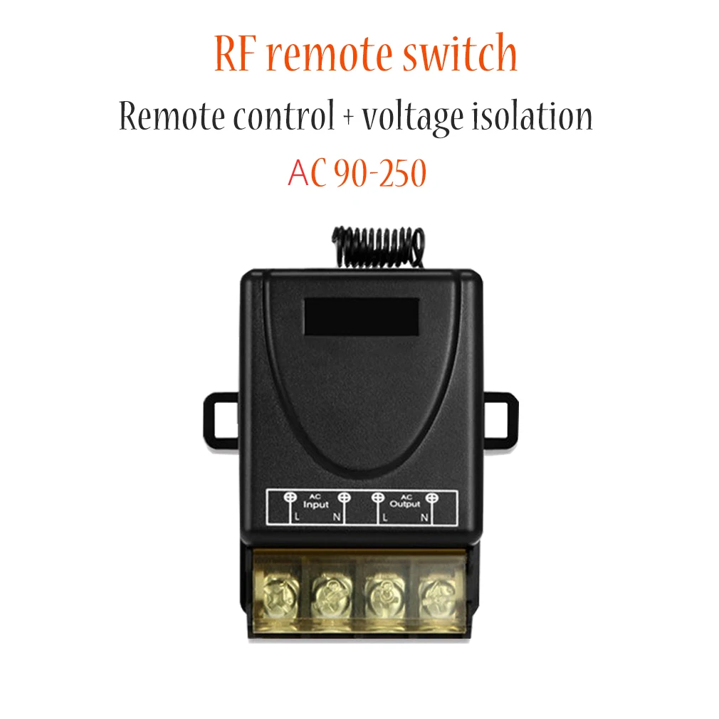 Wireless Remote Switch DIY Device RF433 Remote Control High-power 30A Wide Voltage AC 100-240V detail