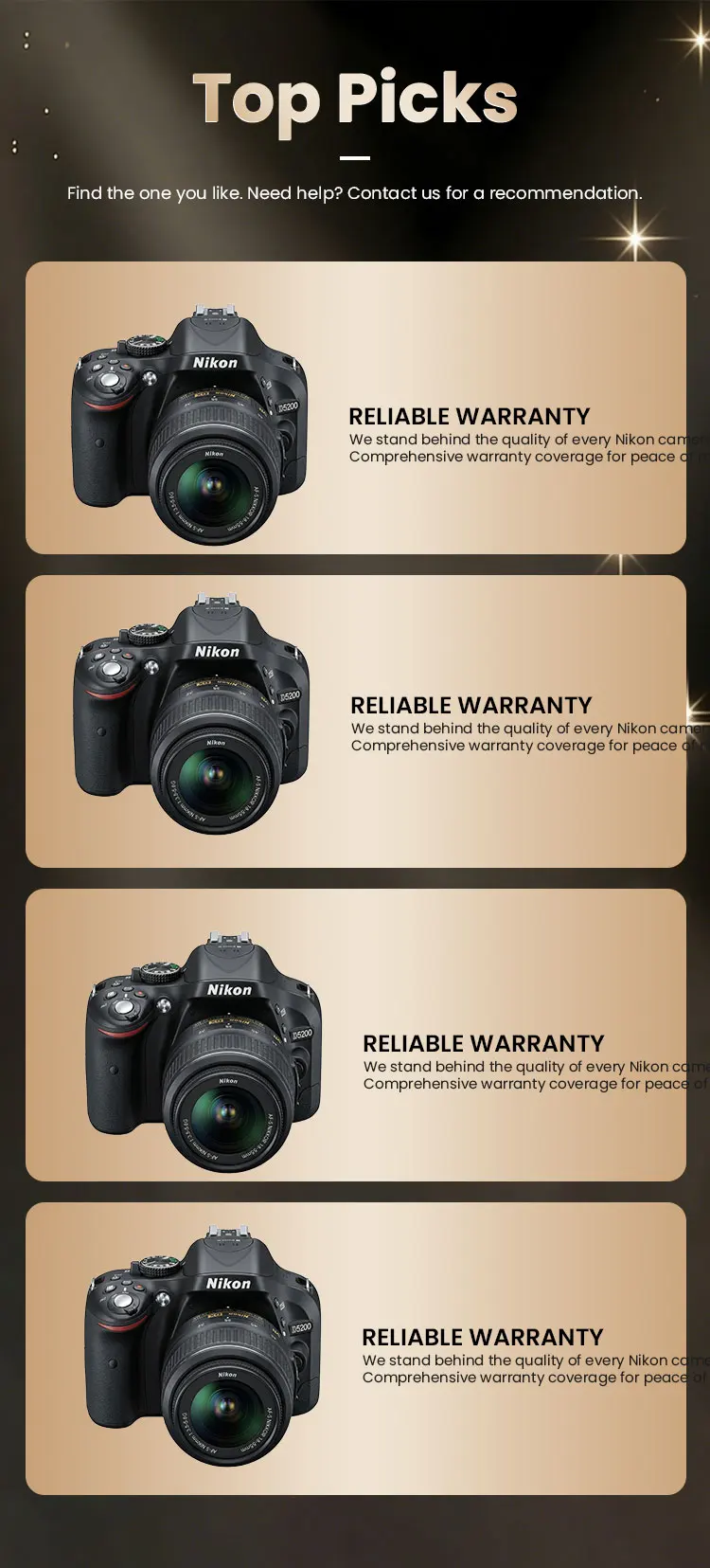 Nikon D3200 DSLR Camera 24.2MP CMOS Digital SLR Body  Optional 18-55mm Lens Included detail
