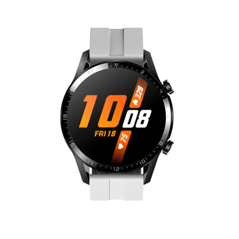 20mm 22mm watch band for Samsung Galaxy watch 6/5/pro/4/6 classic/Active 2 Silicone Sport bracelet huawei gt 4-3-pro-2-2e strap detail