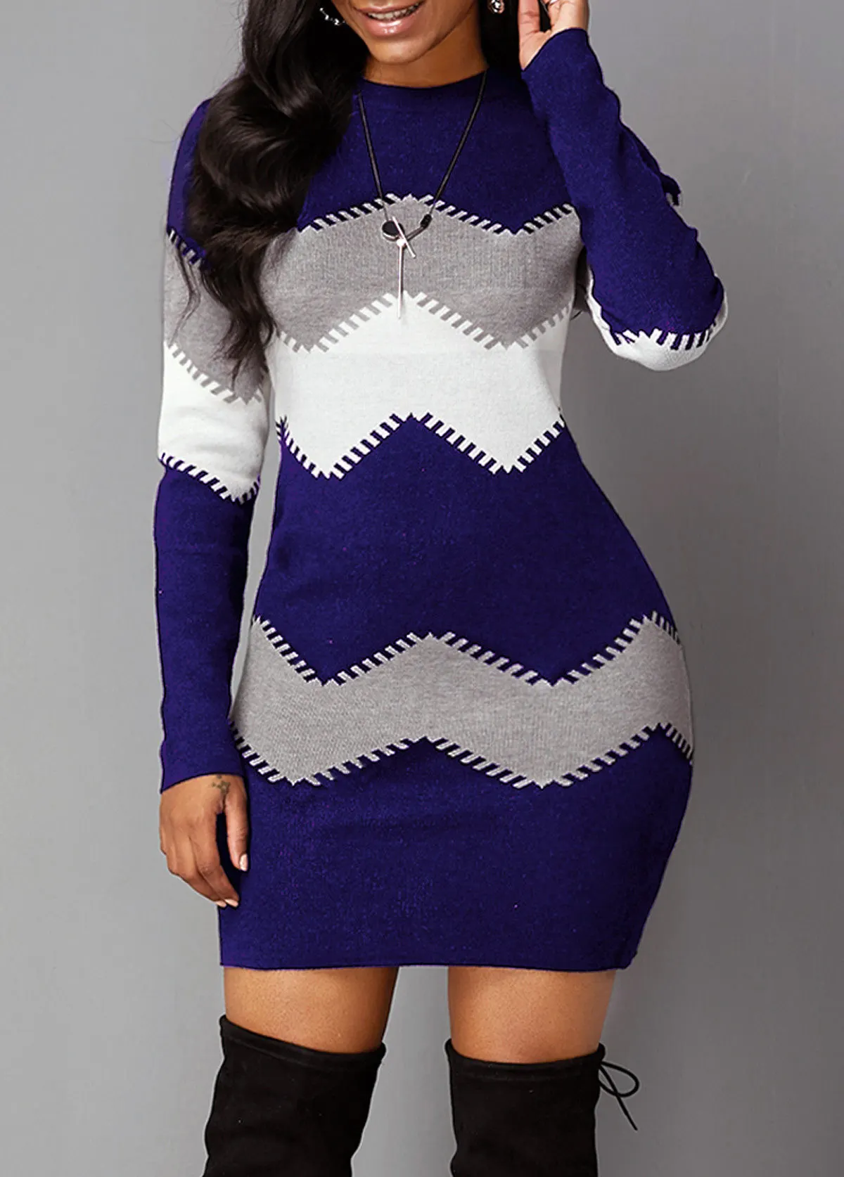 2024 Autumn Women Dress Hip Vintage Strip Befree Large Size Big Sexy Boho Casual Party Elegant Dresses for Women S-5XL detail