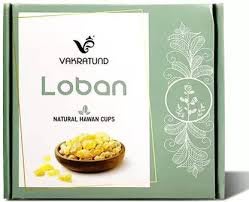 VAKRATUND Loban Sambhrani Natural Havan Cups – 12 Pcs