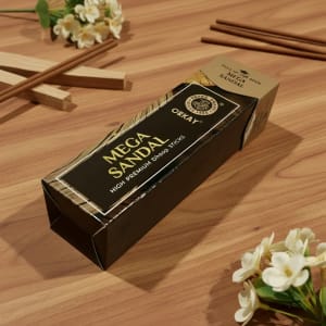 Orkay Fragrances MEGA SANDAL Dhoop Sticks (10 sticks)