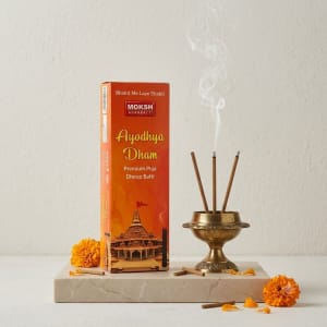 Moksh Ayodhya Dham Premium Puja Dhoop Dry Sticks