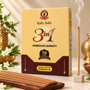 Ridhi Sidhi 3 in 1 Bambooless Agarbatti Sticks