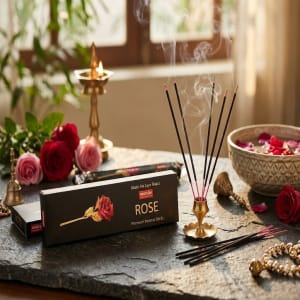 Moksh Rose Premium Incense Sticks (Agarbatti)