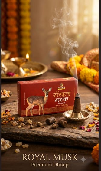 KUBER ROYAL MUSK Premium Wet Dhoop – MRP ₹180