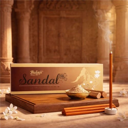 Balaji SANDAL Dhoop Sticks (10 sticks)
