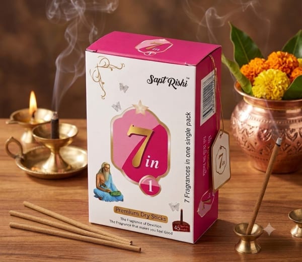 Sapt Rishi 7 in 1 Premium Dhoop Sticks – 140g