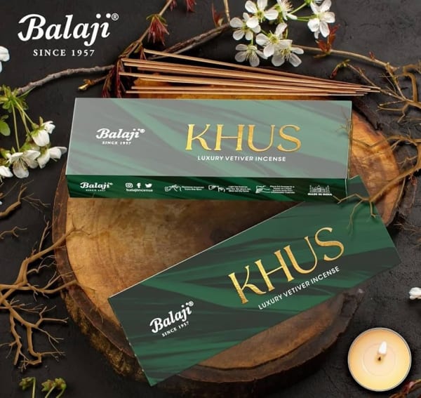 Balaji KHUS Luxury Incense Sticks
