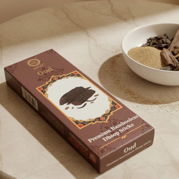 Orkay Fragrances Oud Bambooless Dhoop Sticks (10 sticks)