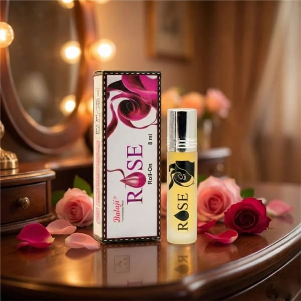 Balaji ROSE Pure Roll On Attar (8 ml)