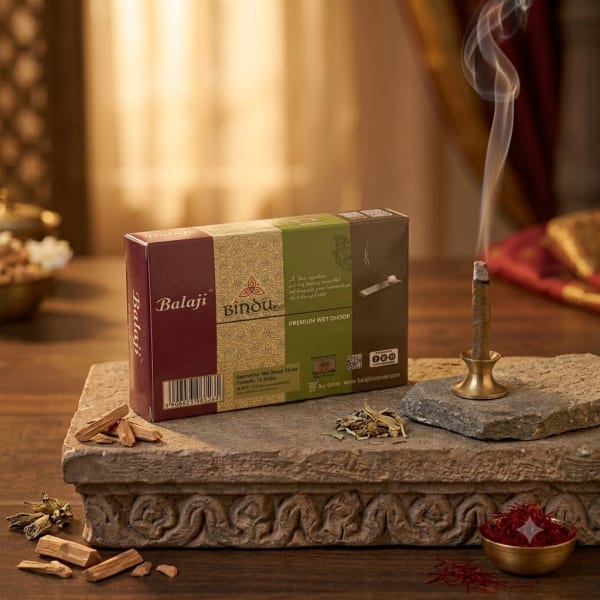 Balaji BINDU Wet Dhoop sticks (10 sticks)