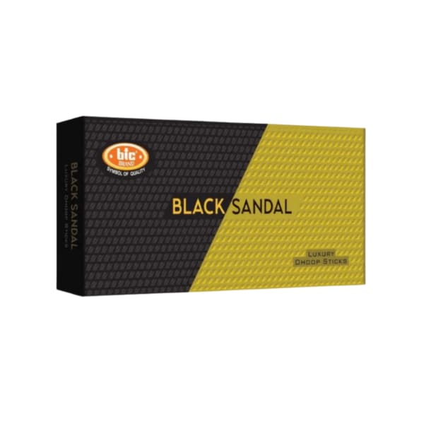 BIC BLACK SANDAL Luxury Dhoop Sticks (10 Sticks)