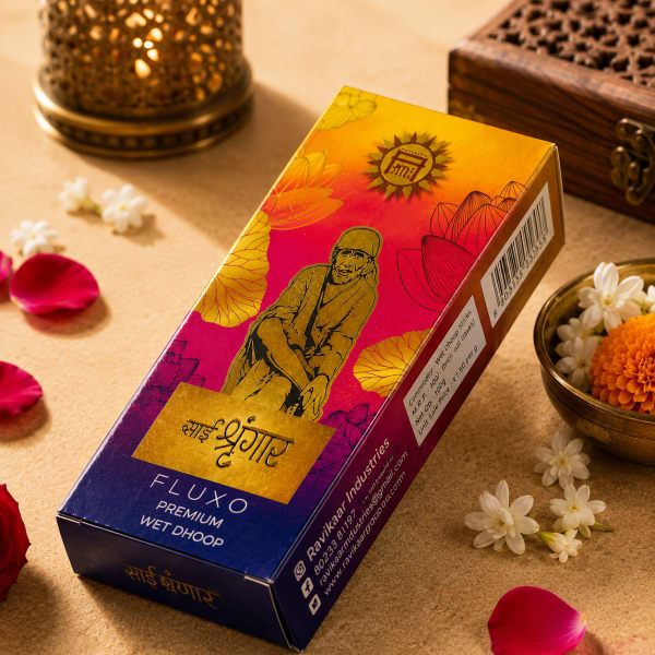 Raviikara SAI SHRINGAR FLUXO Premium Wet Dhoop (100 gm)