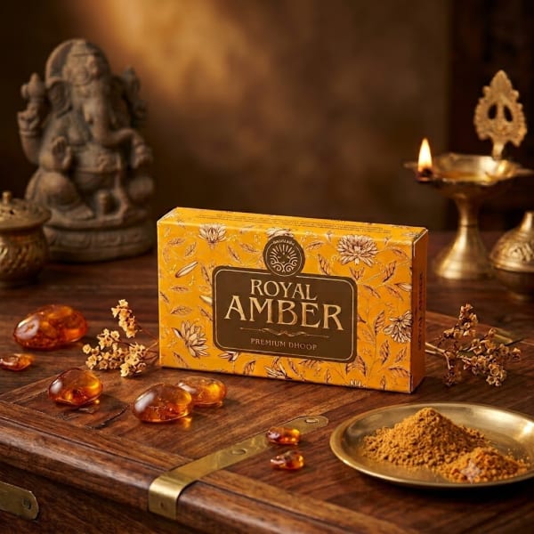 Raviikara Royal AMBER Premium Wet Dhoop (100 gms)