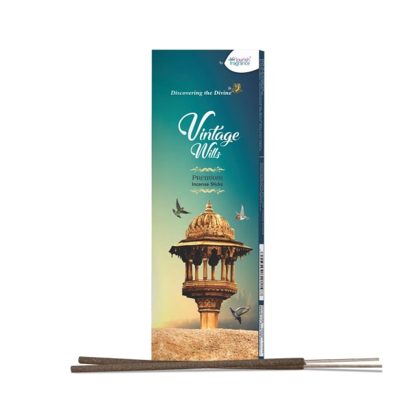 Flourish Fragrance Vintage Wills Thick Incense Sticks