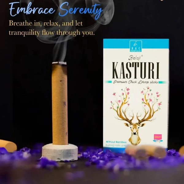 Balaji Kasturi Premium Thick Dhoop Sticks