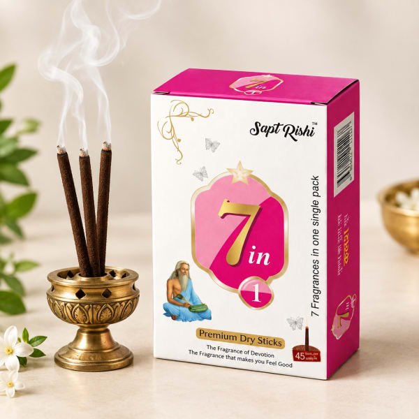Sapt Rishi 7 in 1 Premium Dhoop Sticks – 140g