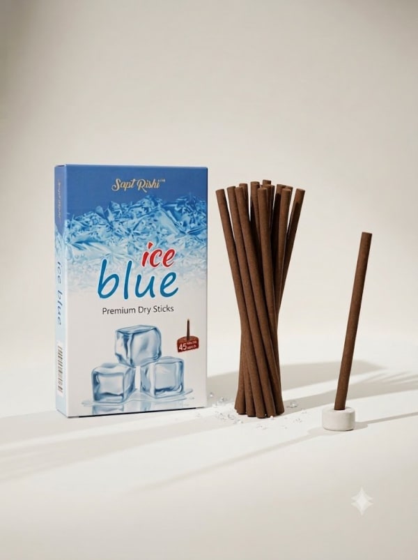 Sapt Rishi Ice Blue Premium Dry Dhoop Sticks – 140 gm | MRP ₹90