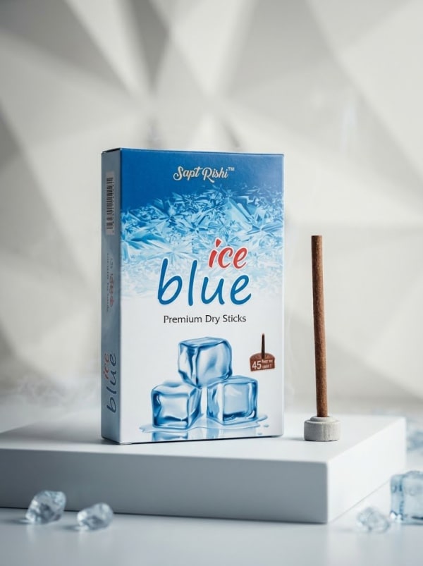 Sapt Rishi Ice Blue Premium Dry Dhoop Sticks – 140 gm | MRP ₹90