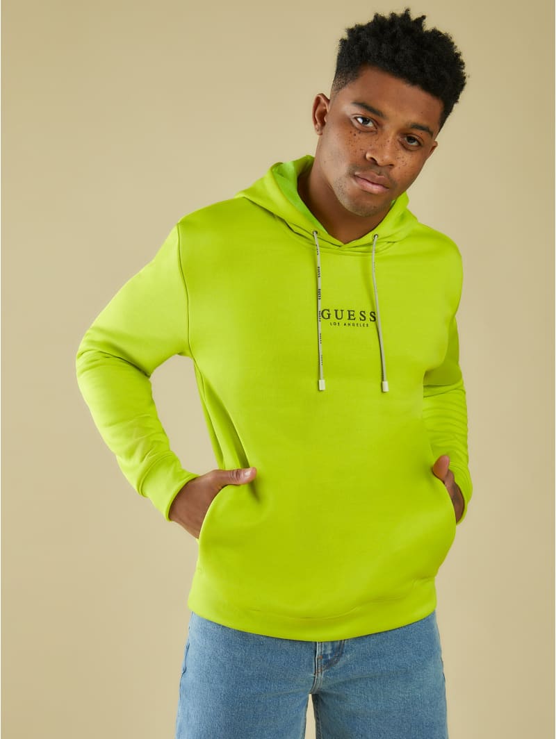 yellow guess hoodie