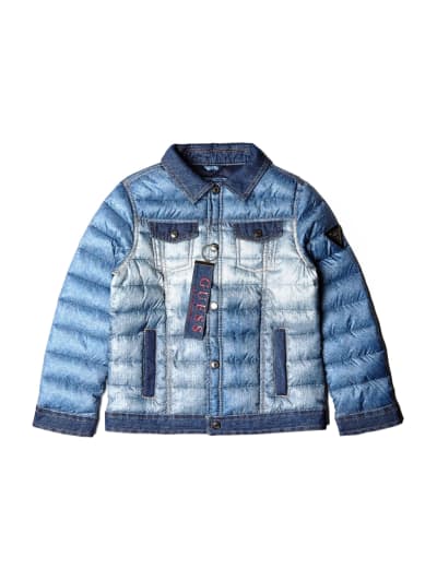 guess jeans puffer jacket