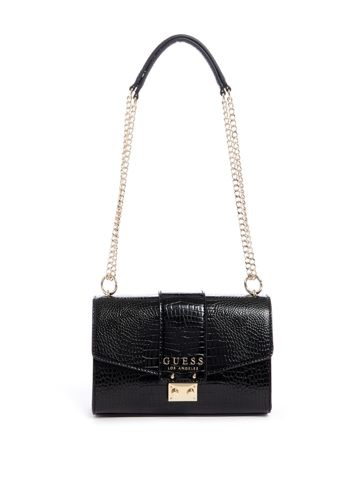 black crossbody bag guess