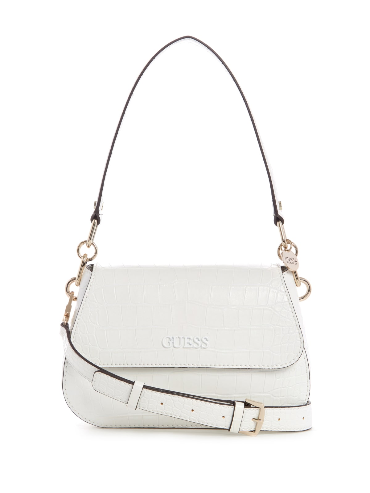 demi croc shoulder bag