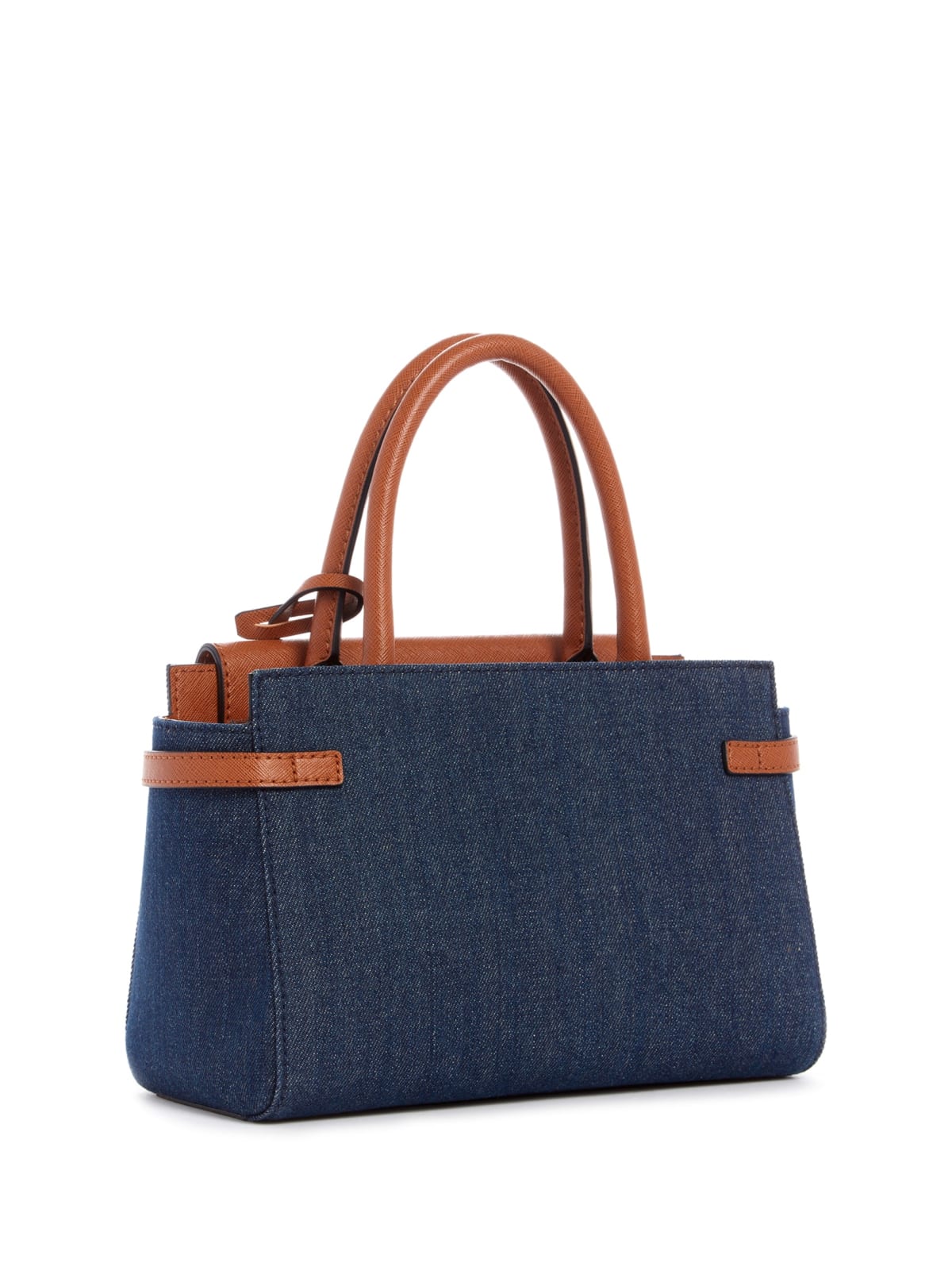 Matheson Denim Satchel | GUESS Factory