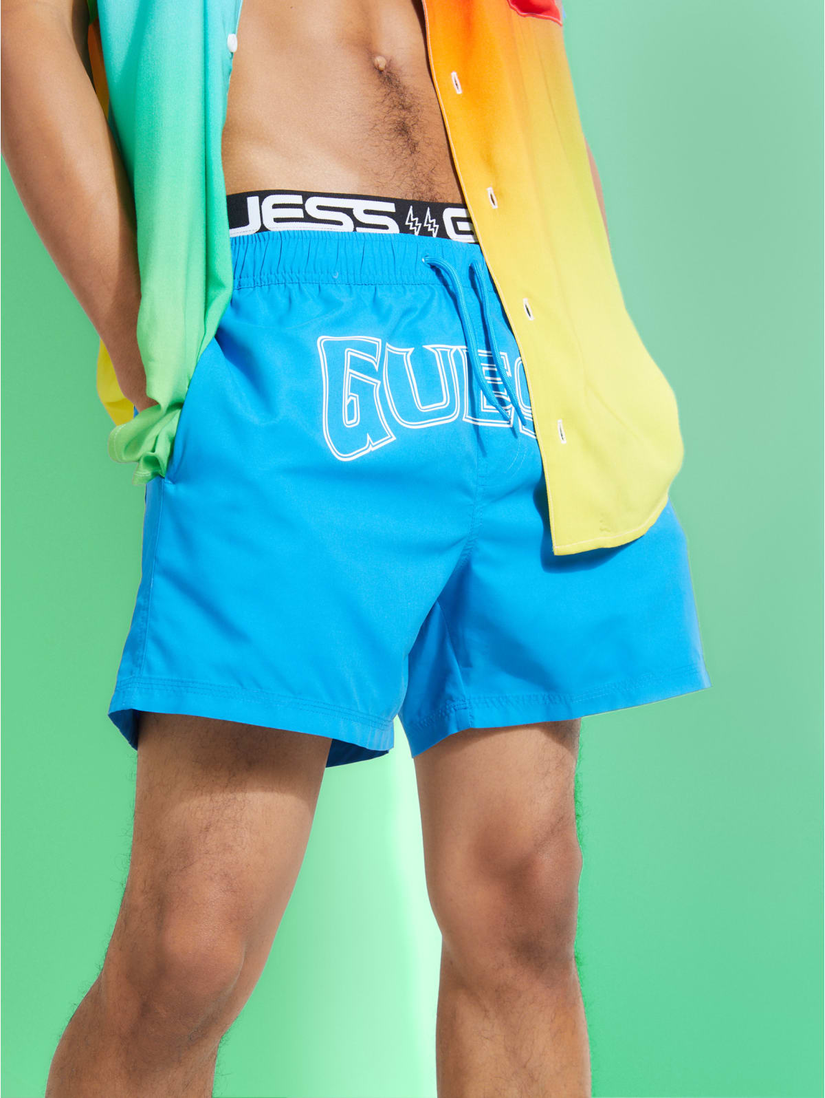 Guess swim trunks clearance
