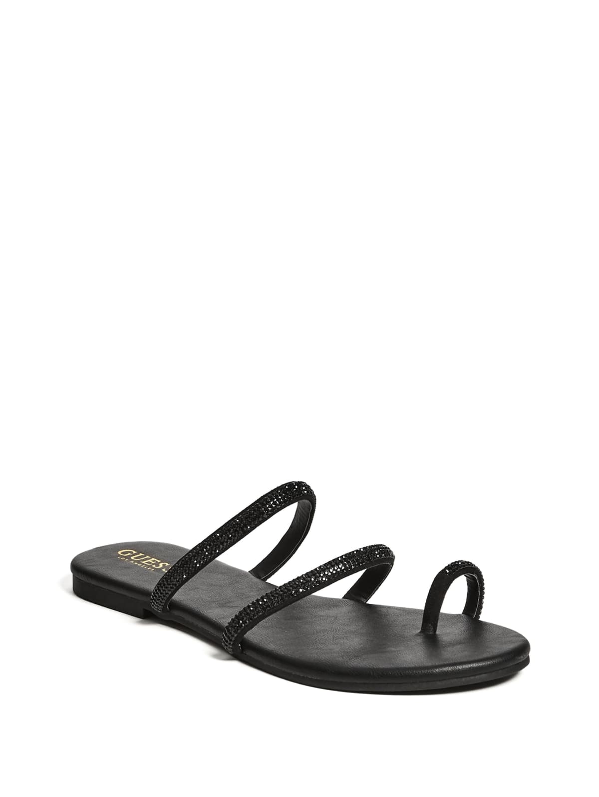guess sandals with rhinestones