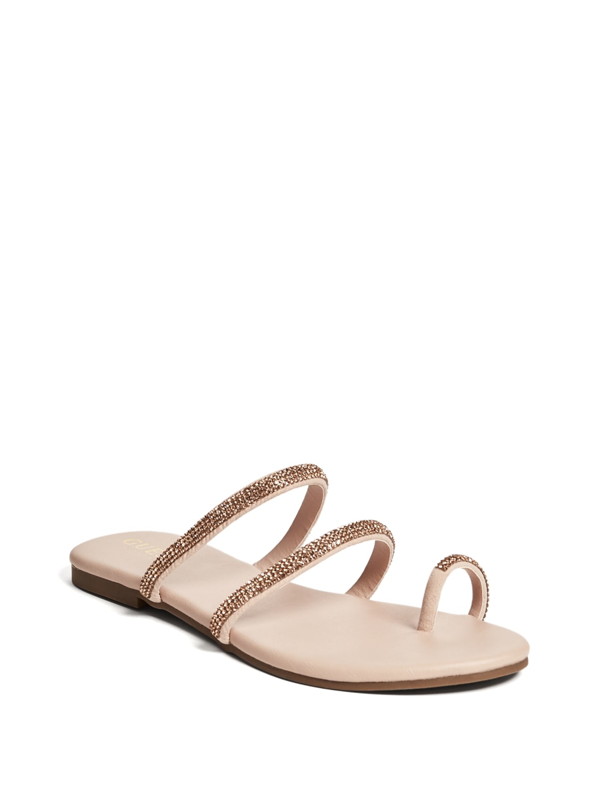 guess flip flops with rhinestones