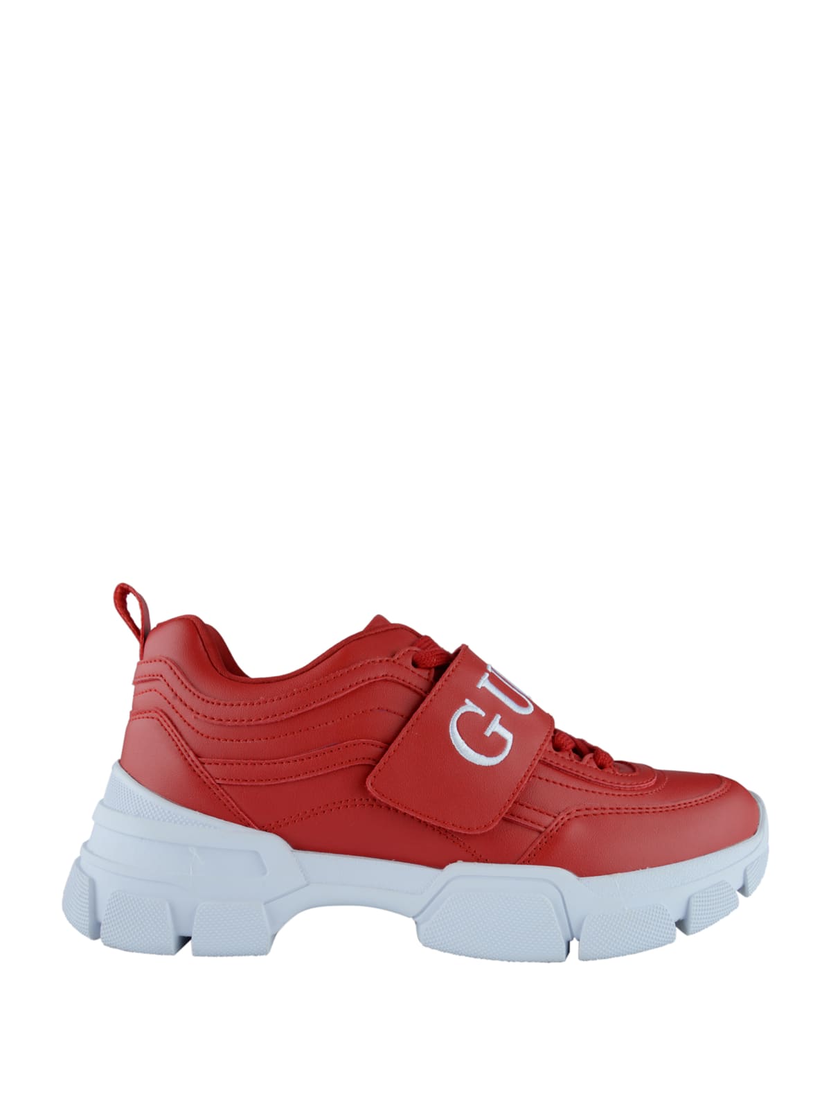 kathie chunky logo sneakers guess