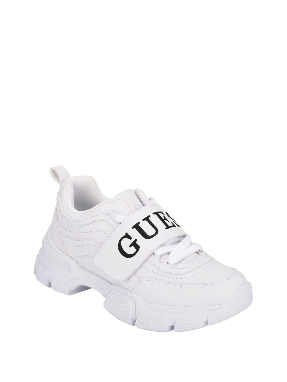 white sneakers guess