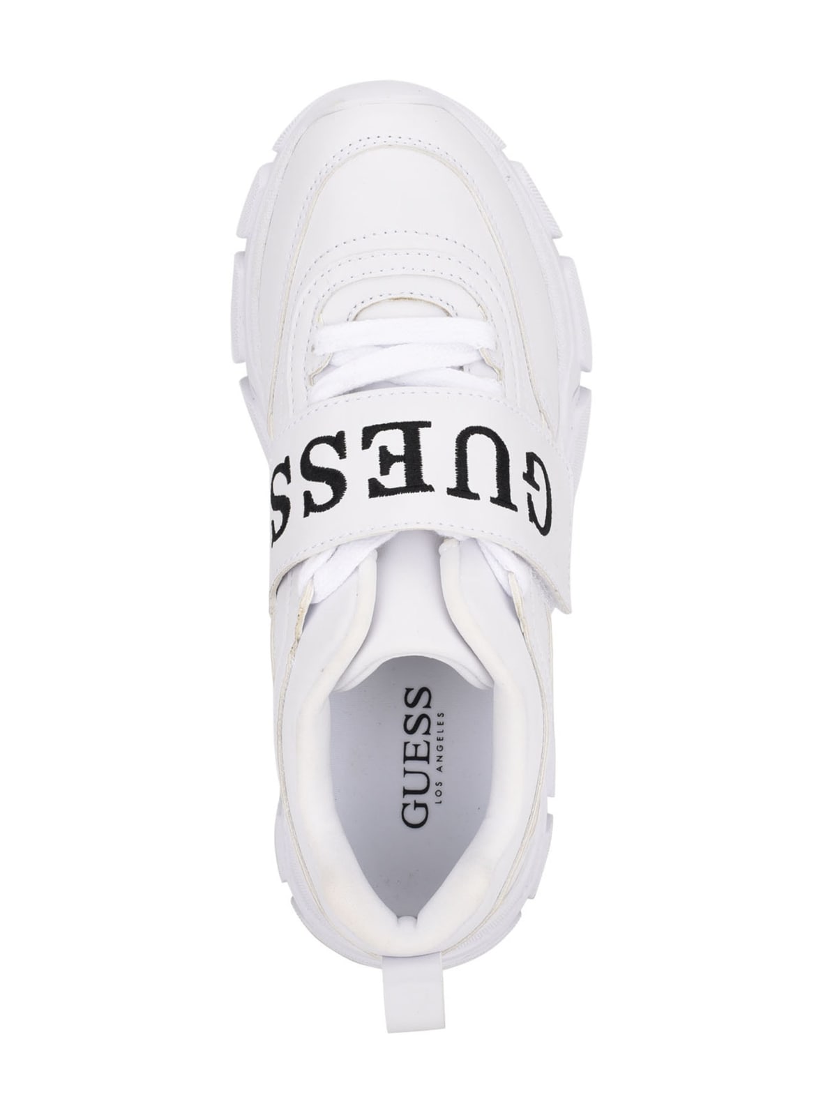 kathie chunky logo sneakers guess