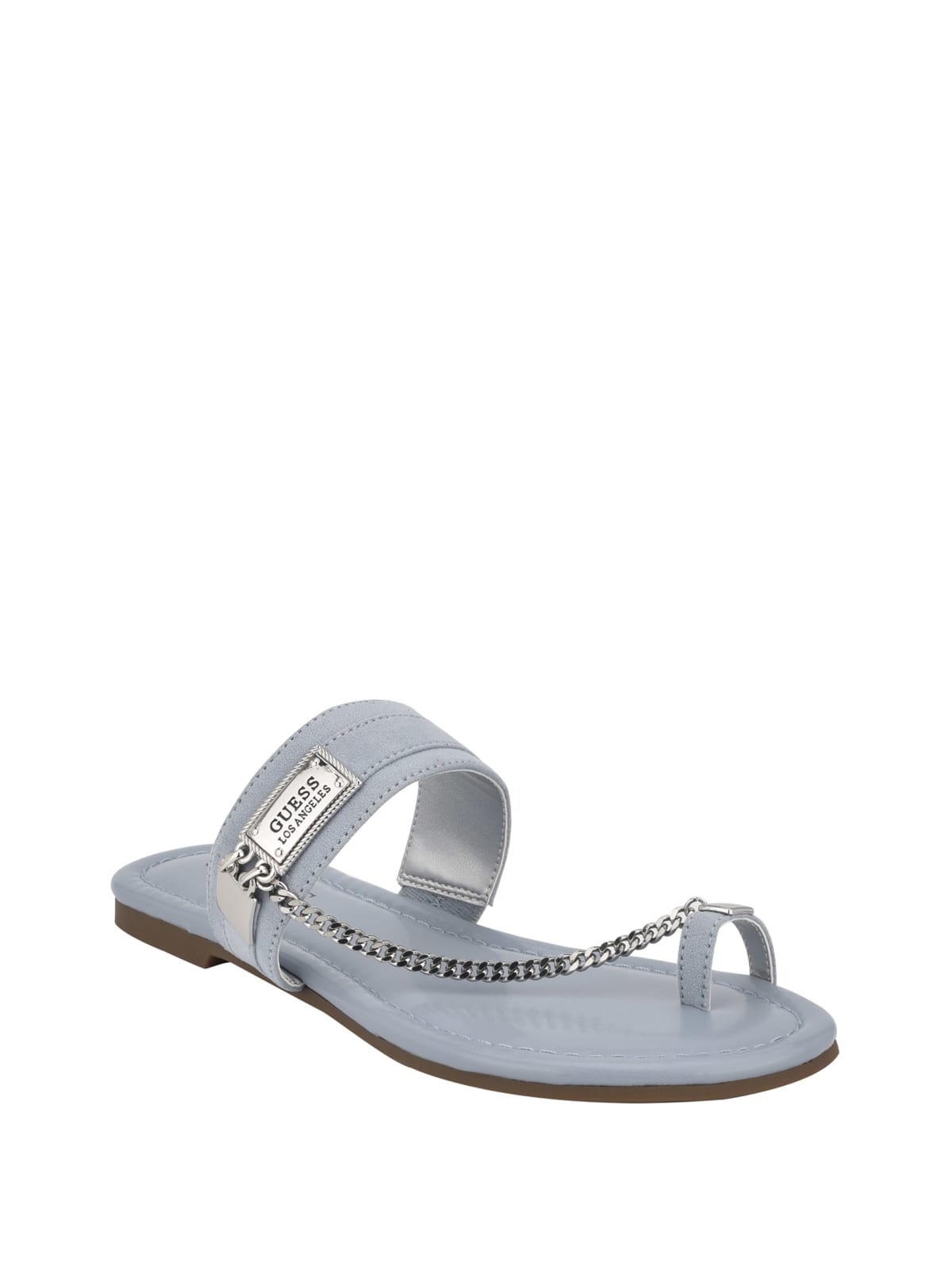 guess factory women's landen chain sandals