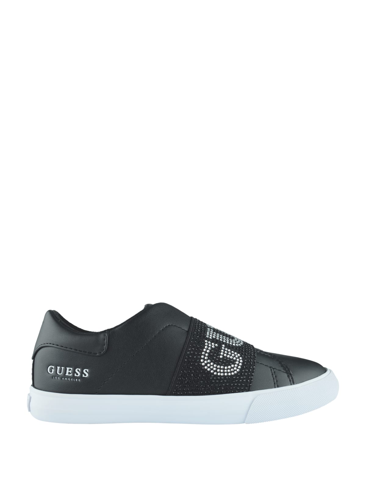 guess black slip on sneakers