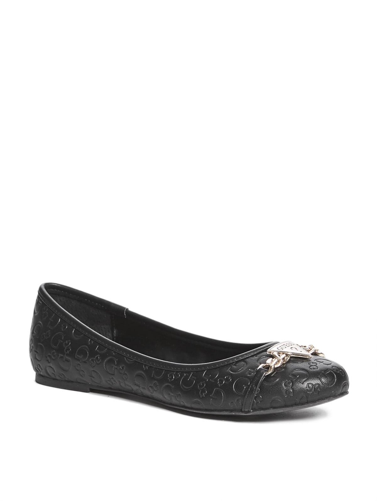 Rina Logo-Embossed Flats | GUESS Factory