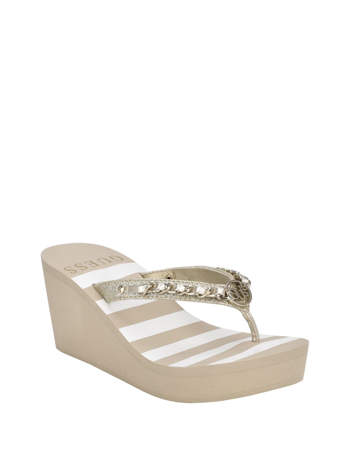Guess platform flip flops clearance
