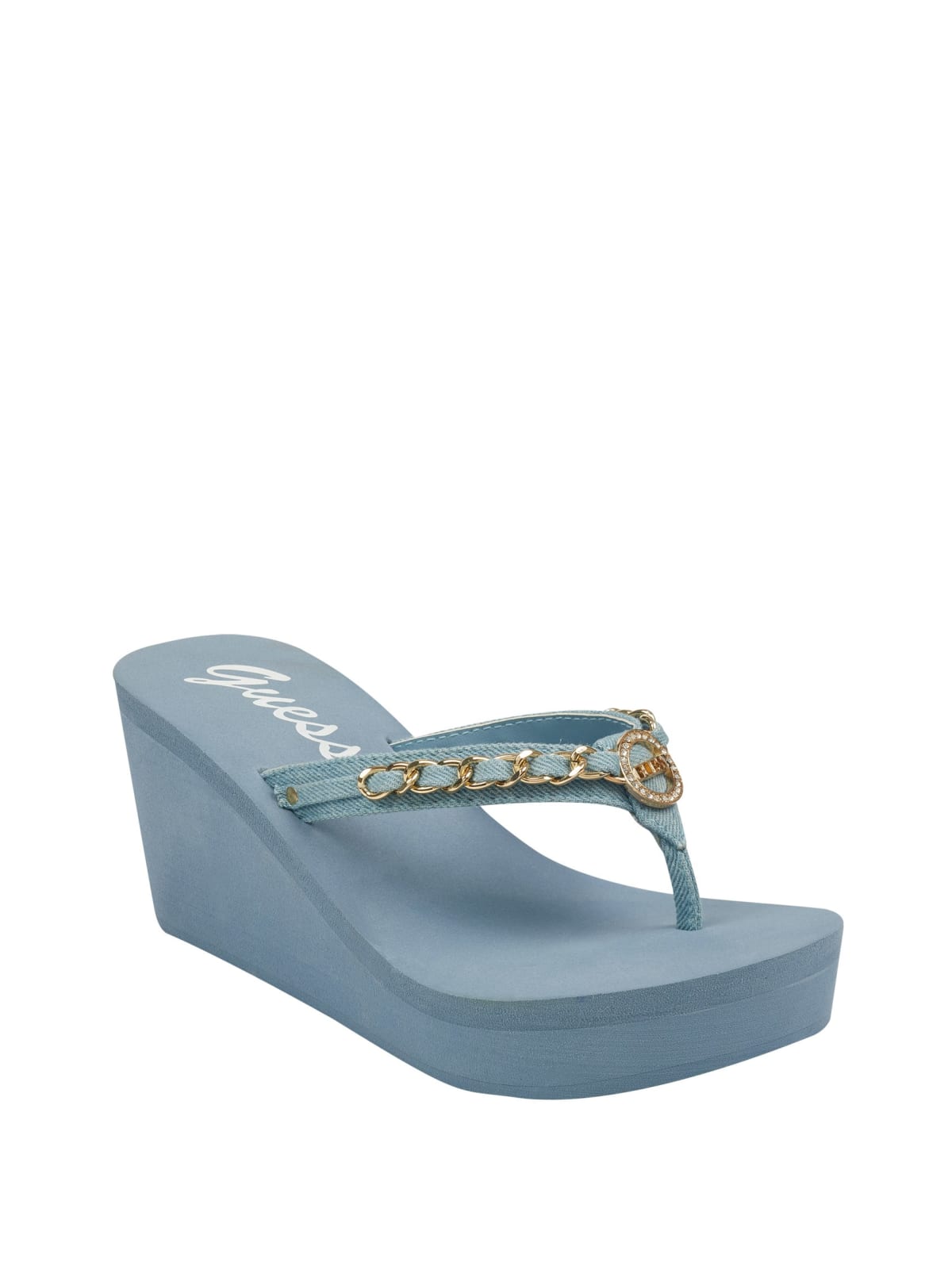 guess high heel flip flops