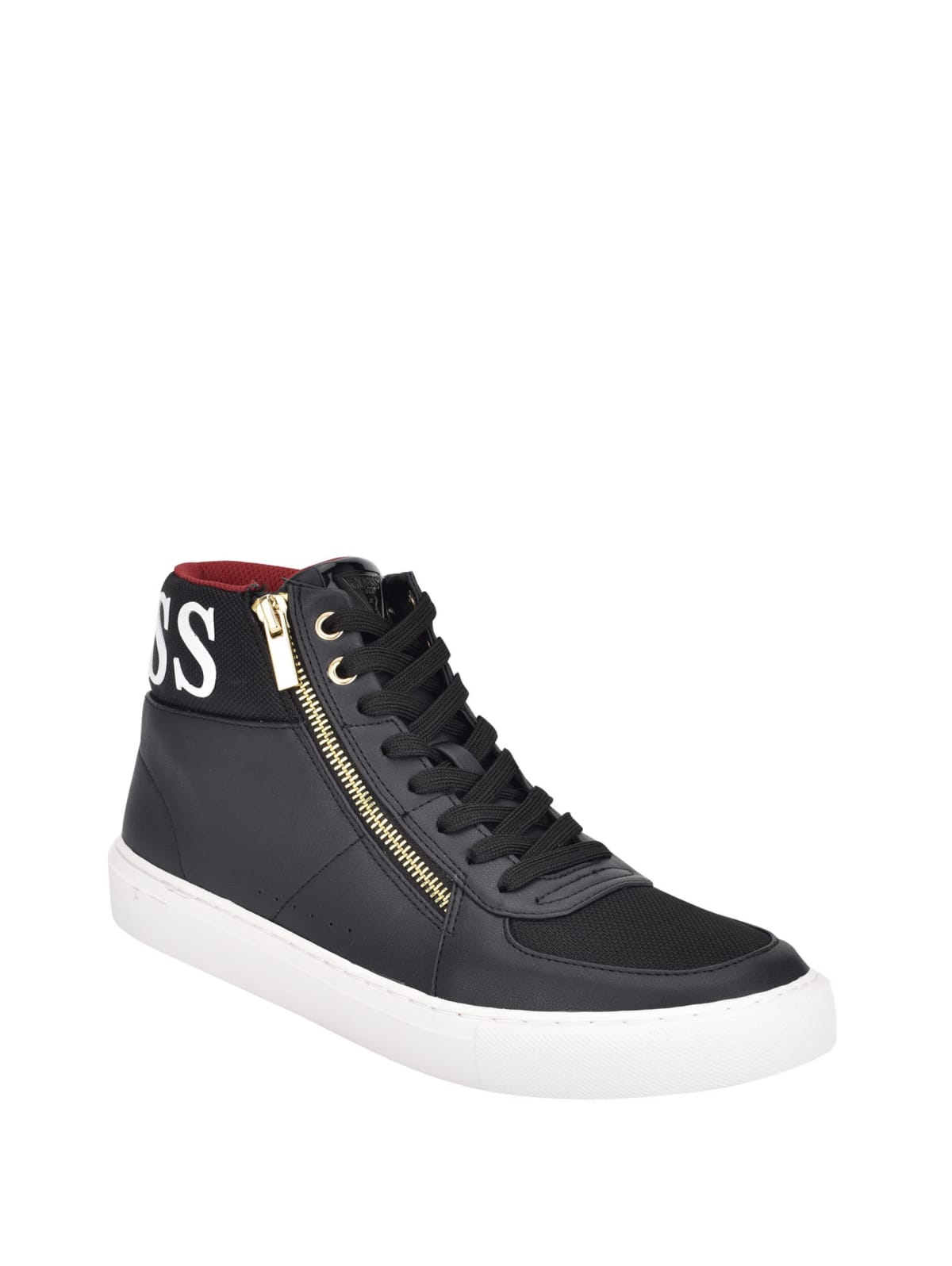guess black high top sneakers